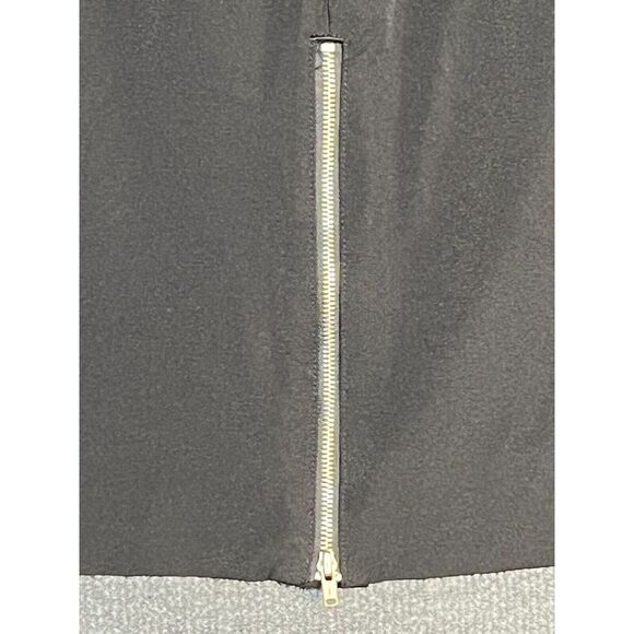 Isaac Mizrahi Target Midi Pencil Skirt Zip Slit High Waisted Black Womens Size 8 - Picture 7 of 12